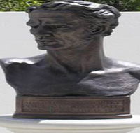 Adam Lindsay Gordon Bronze Bust - Accommodation Main Beach