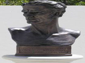 Adam Lindsay Gordon Bronze Bust - Accommodation Main Beach 0