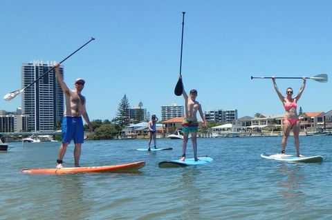 Stand Up Paddle Lesson - Accommodation Main Beach 0