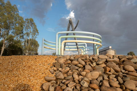 Lyrics, Landscapes And Lintels - Leeton Public Art Trail - Accommodation Main Beach 1