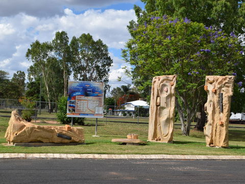The Fossilised Forest Sculpture - Accommodation Main Beach 0