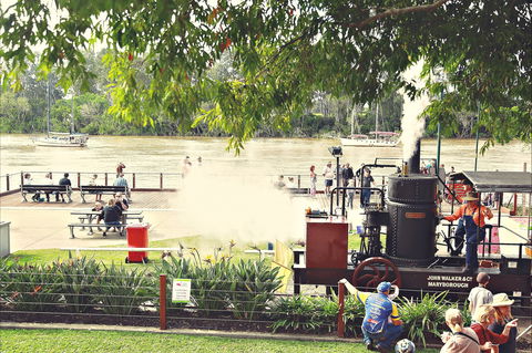 Mary Ann Steam Engine - Accommodation Main Beach 2