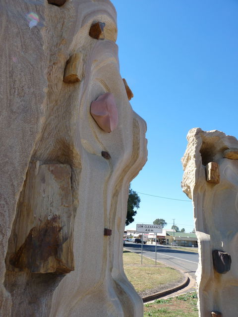 Fossilised Forrest Sculptures - Accommodation Main Beach 2