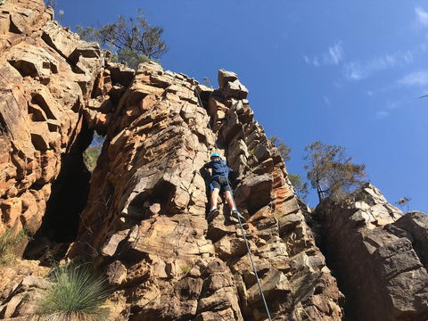 Rock Climbing In Morialta - Accommodation Main Beach 1