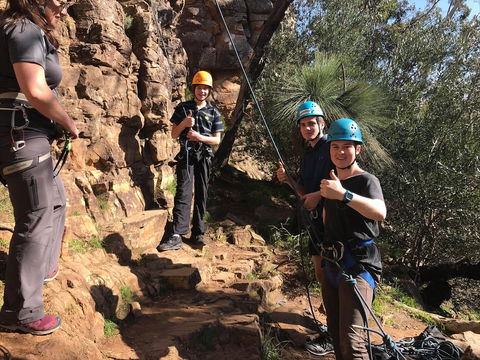 Rock Climbing In Morialta - Accommodation Main Beach 2