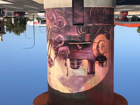 Kadina Water Tower Mural - Accommodation Main Beach 2
