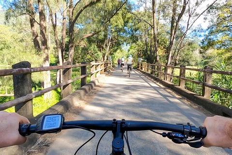 Guided E Bike Tour - Unicorn Falls & National Park - Accommodation Main Beach 4