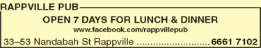 Rappville Pub - Accommodation Main Beach 1
