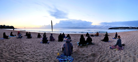 Making Meditation Mainstream: Free Beach Meditation Session South Manly - Accommodation Main Beach 0