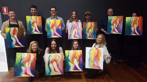 Paint And Sip Experience - Accommodation Main Beach 1