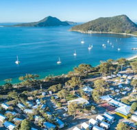 Shoal Bay Holiday Park - Accommodation Main Beach