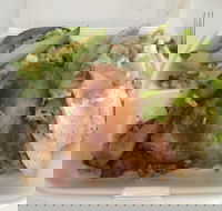 Flaming Healthy Charcoal Chicken  Salad - Accommodation Main Beach