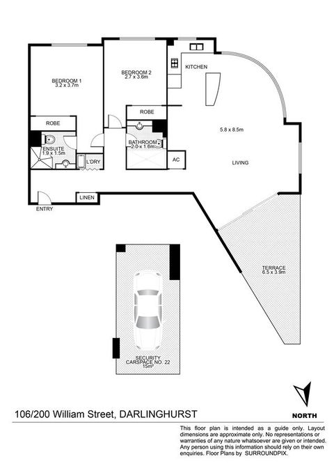 Lower Bridge And Sails - Executive 2BR Darlinghurst Apartment With Balcony And Rooftop Views - Accommodation Main Beach 15