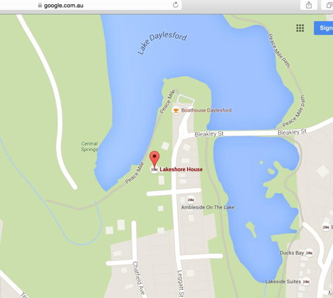 Lakeshore House, Daylesford - Accommodation Main Beach 1