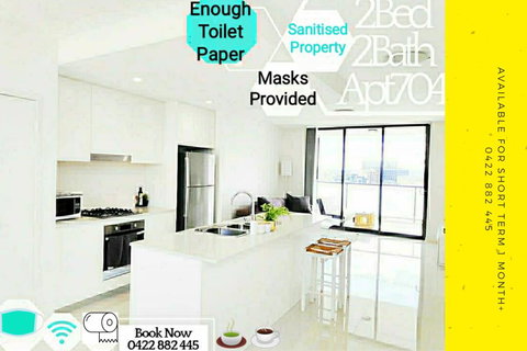 Stylish Liverpool 2Bed 2Bath Apartment -Skyline Views! -Masks Provided - Accommodation Main Beach 0