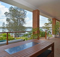 The House on the Lake  Fishing Point Lake Macquarie - honestly put the line in and catch fish - Accommodation Main Beach