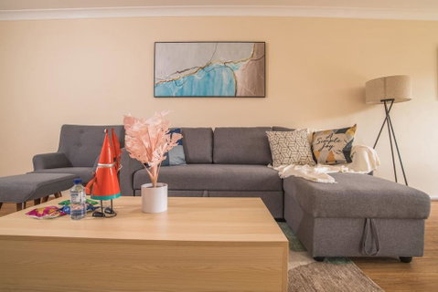 True Comfort! 3bed2bath APT Near Ashfield Station! - Accommodation Main Beach 3