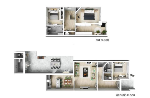 NEWLY RENOVATED LARGE 3.5 BDRM HOUSE! BEST OF MELB - Accommodation Main Beach 1