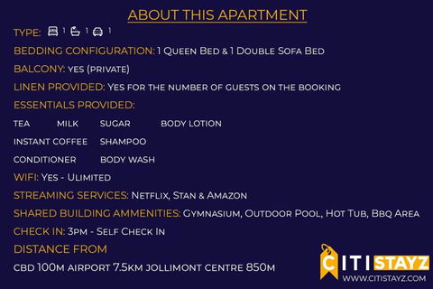 Perfectly Located Modern Apartment - Canberra CBD - Accommodation Main Beach 2