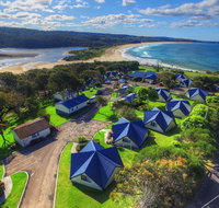 Beach Cabins Merimbula - Accommodation Main Beach