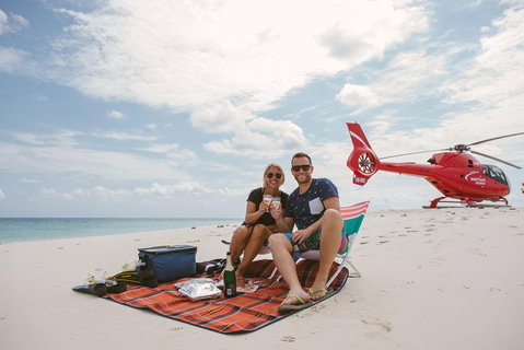 Private Helicopter Tour: Reef Island Snorkeling And Gourmet Picnic Lunch - Accommodation Main Beach 1