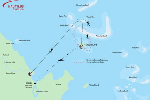 Fly To Green Island - Cruise Return - Accommodation Main Beach 0