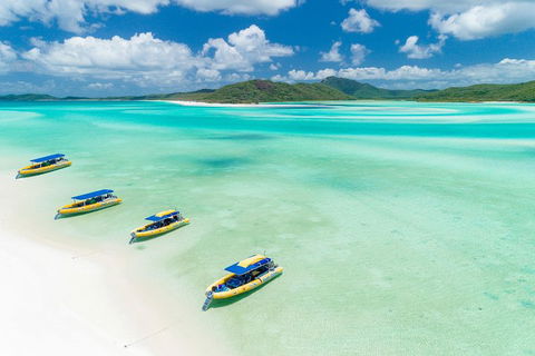 Great Barrier Reef Scenic Flight And Ocean Rafting Whitehaven Beach Day Trip - Accommodation Main Beach 2