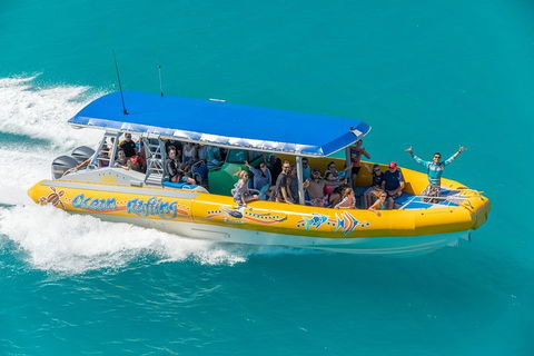 Ocean Rafting Tour To Whitehaven Beach, Hill Inlet Lookout & Top Snorkel Spots - Accommodation Main Beach 2